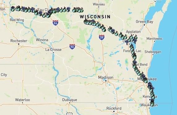 New Adventure Lab Series that follows the Yellowstone Trail in Wisconsin.