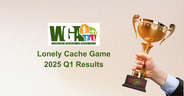 Lonely Cache Game Top Finishers for 2025 Q1